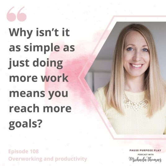 "Why it isn't as simple as just doing more work means you reach more goals?"